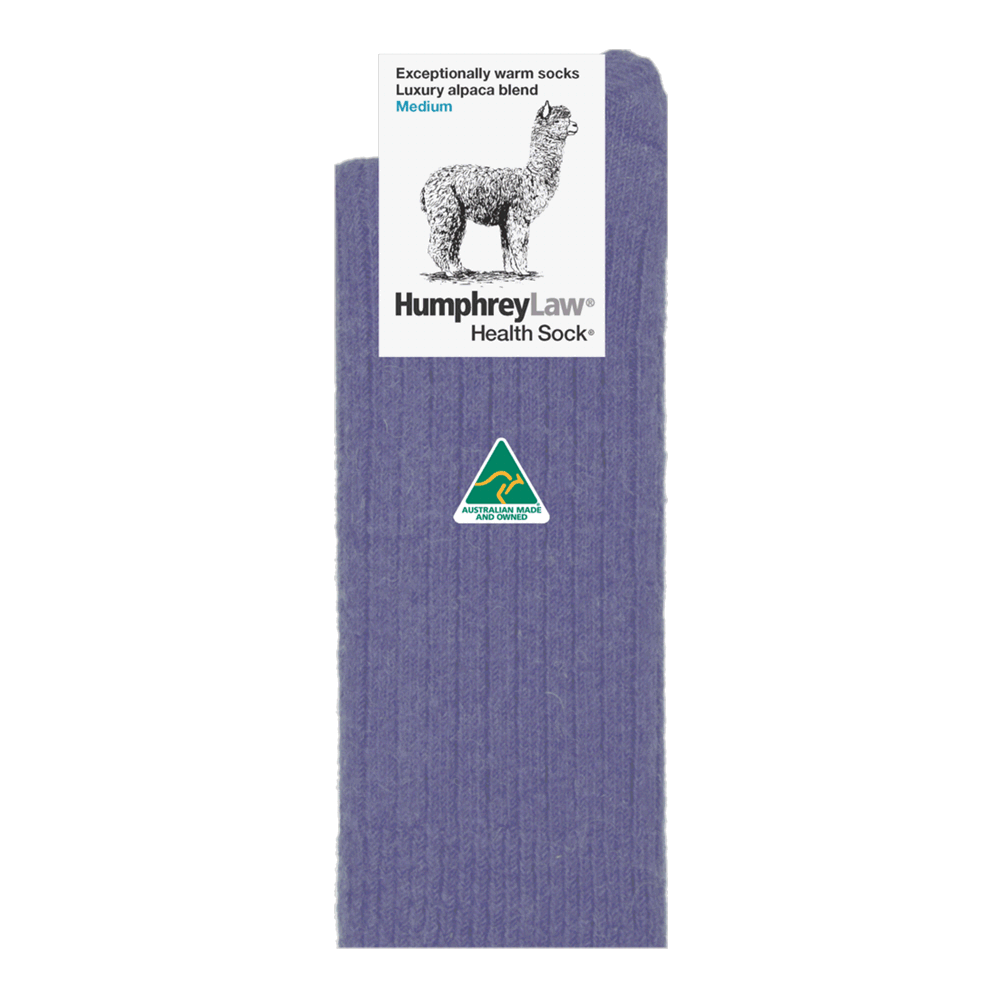 Alpaca Health Sock Violet