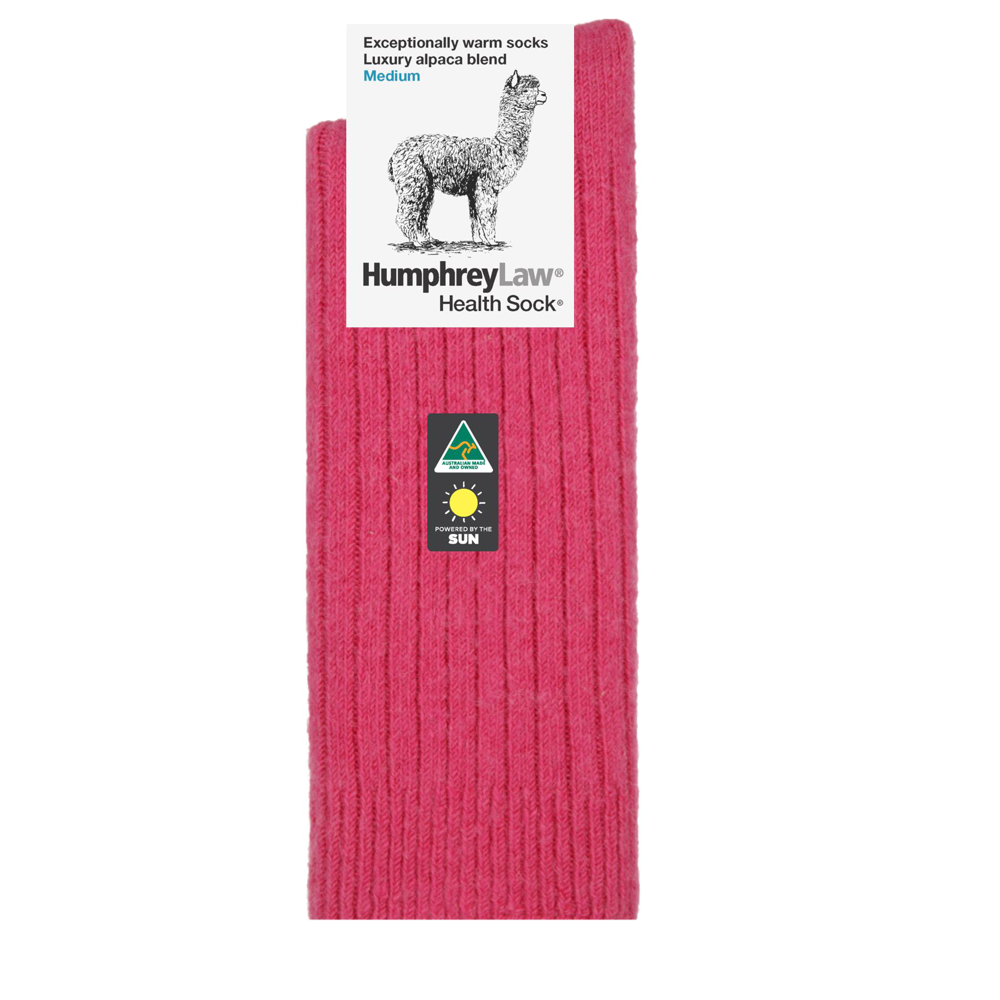 Alpaca Health Sock Fuchsia