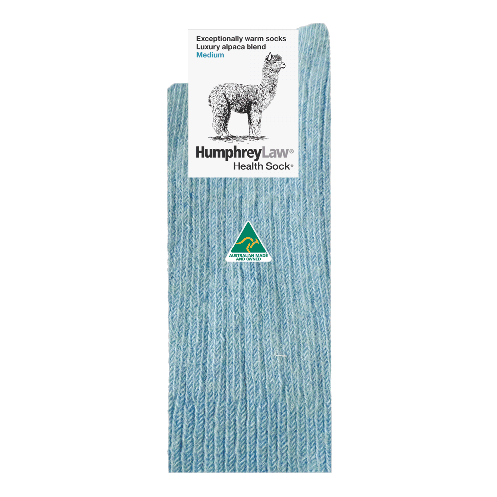 Alpaca Health Sock Baby Blue