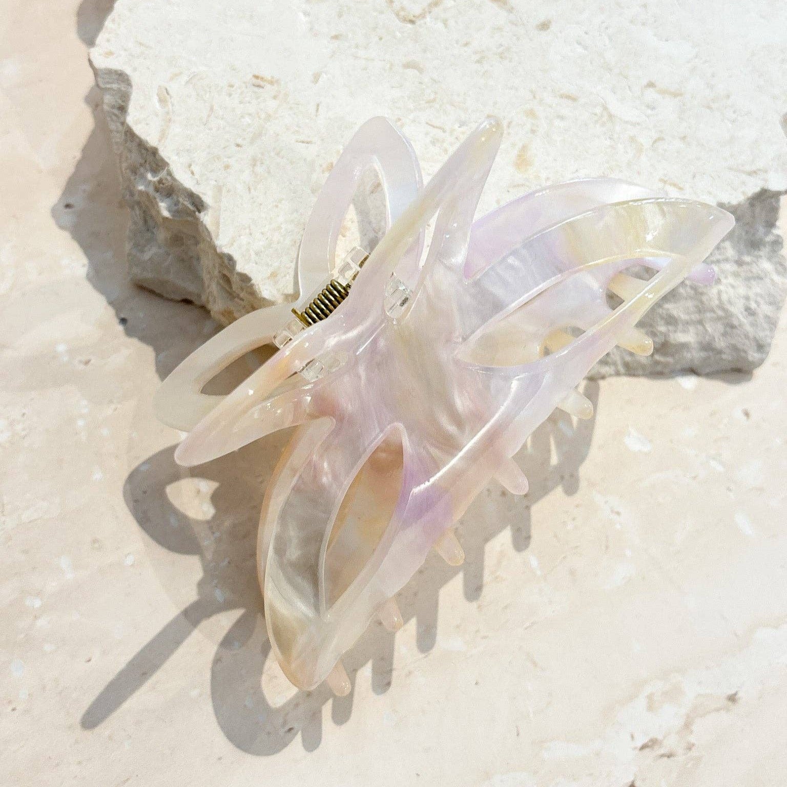 Luna Hair Claw Clip Pink