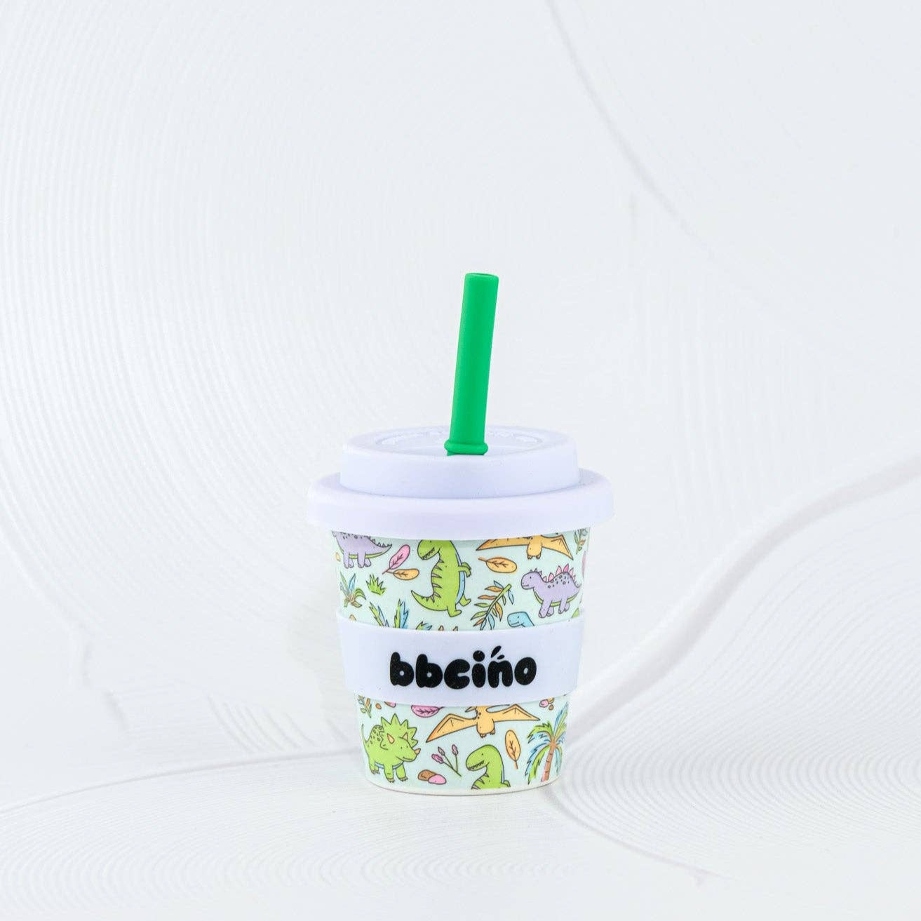 Reusable Babycino Bamboo Cup Sipasaurus (120ml)