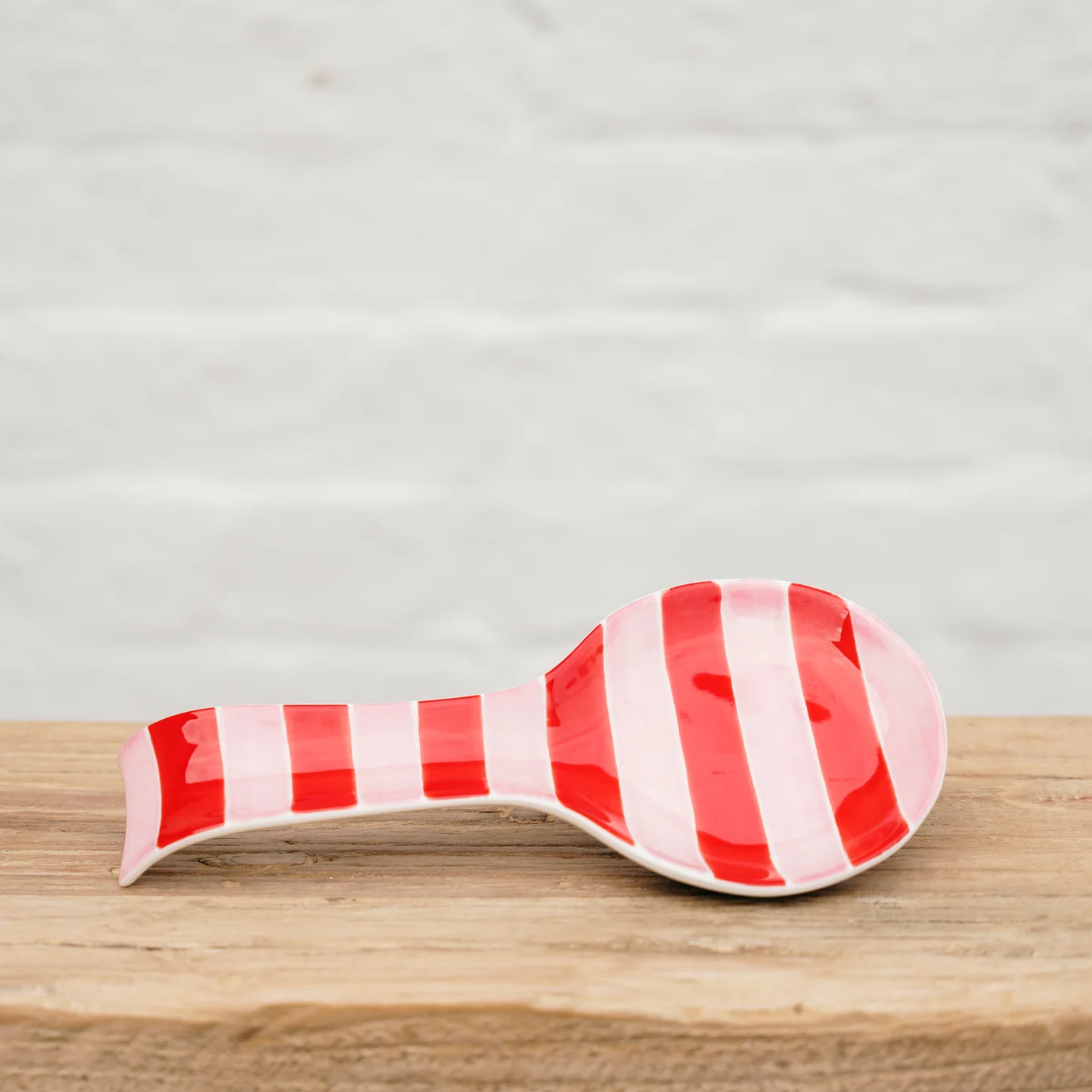 Pink & Red Stripe Spoon Rest