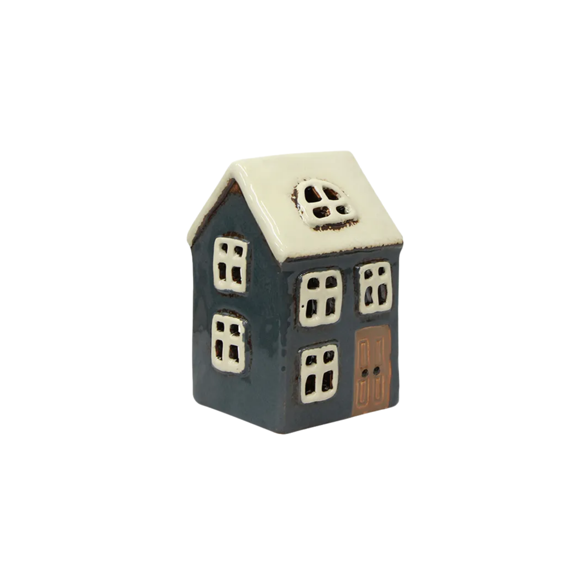 Alsace Tea Light House Navy