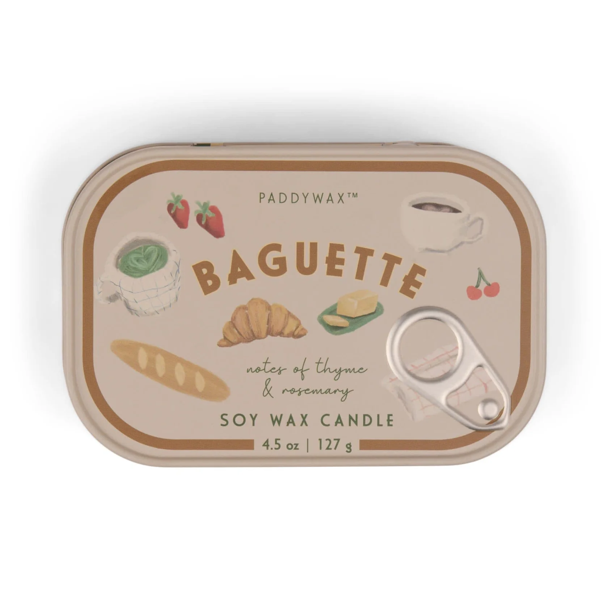 Bistro Tin Candle Baguette 4.5oz