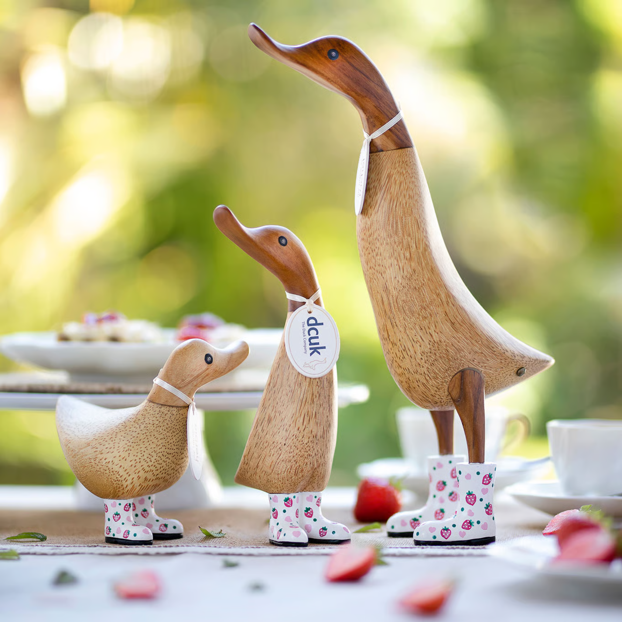 Wooden Duckling Strawberry Boots