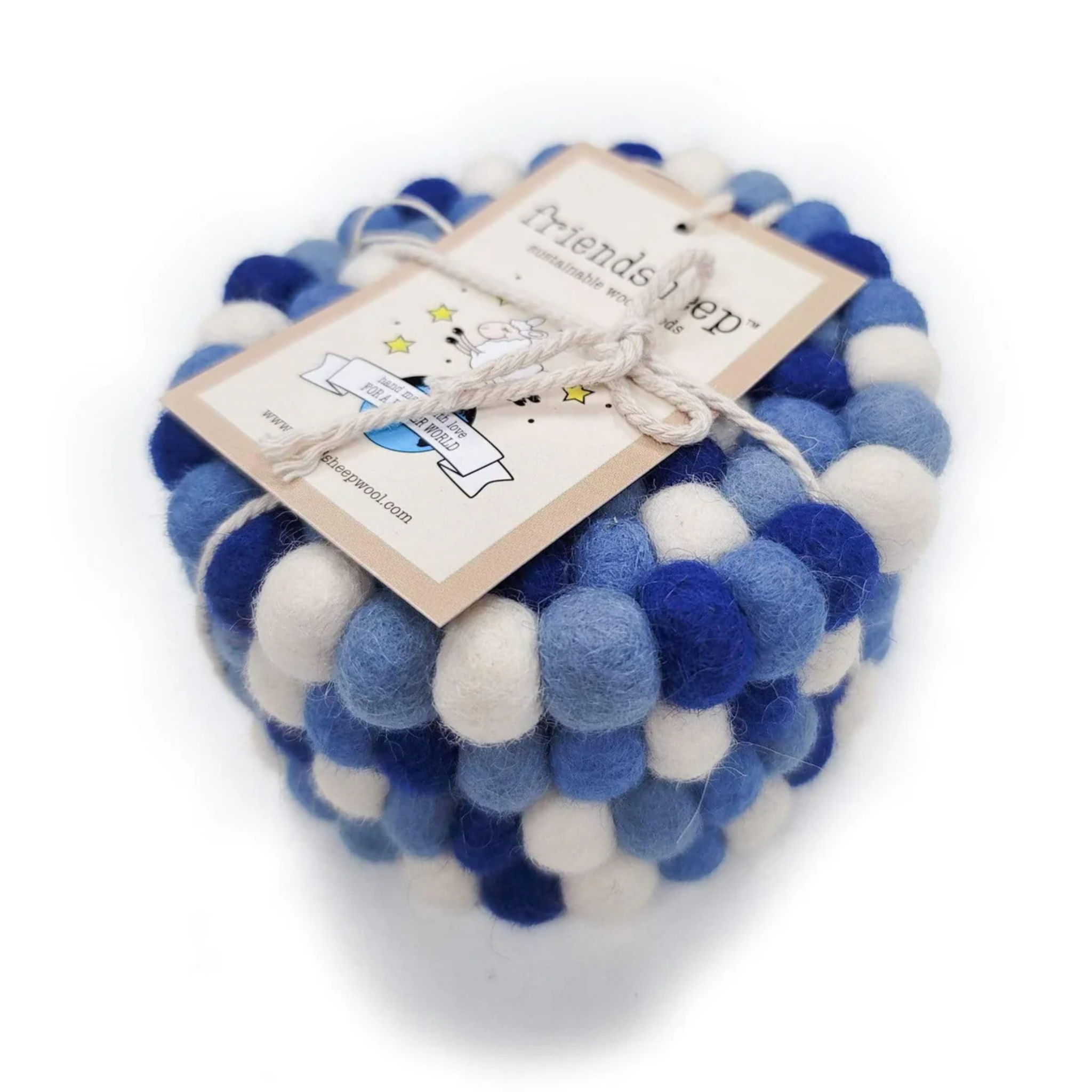 Set Of 4 Eco Coasters Moonlight