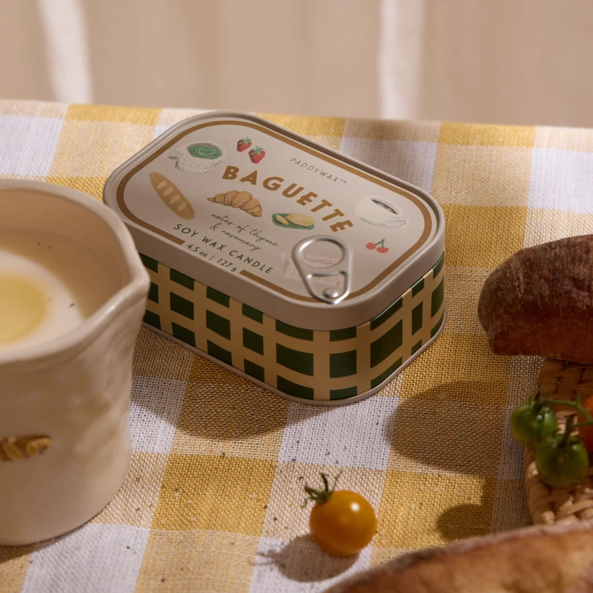 Bistro Tin Candle Baguette 4.5oz