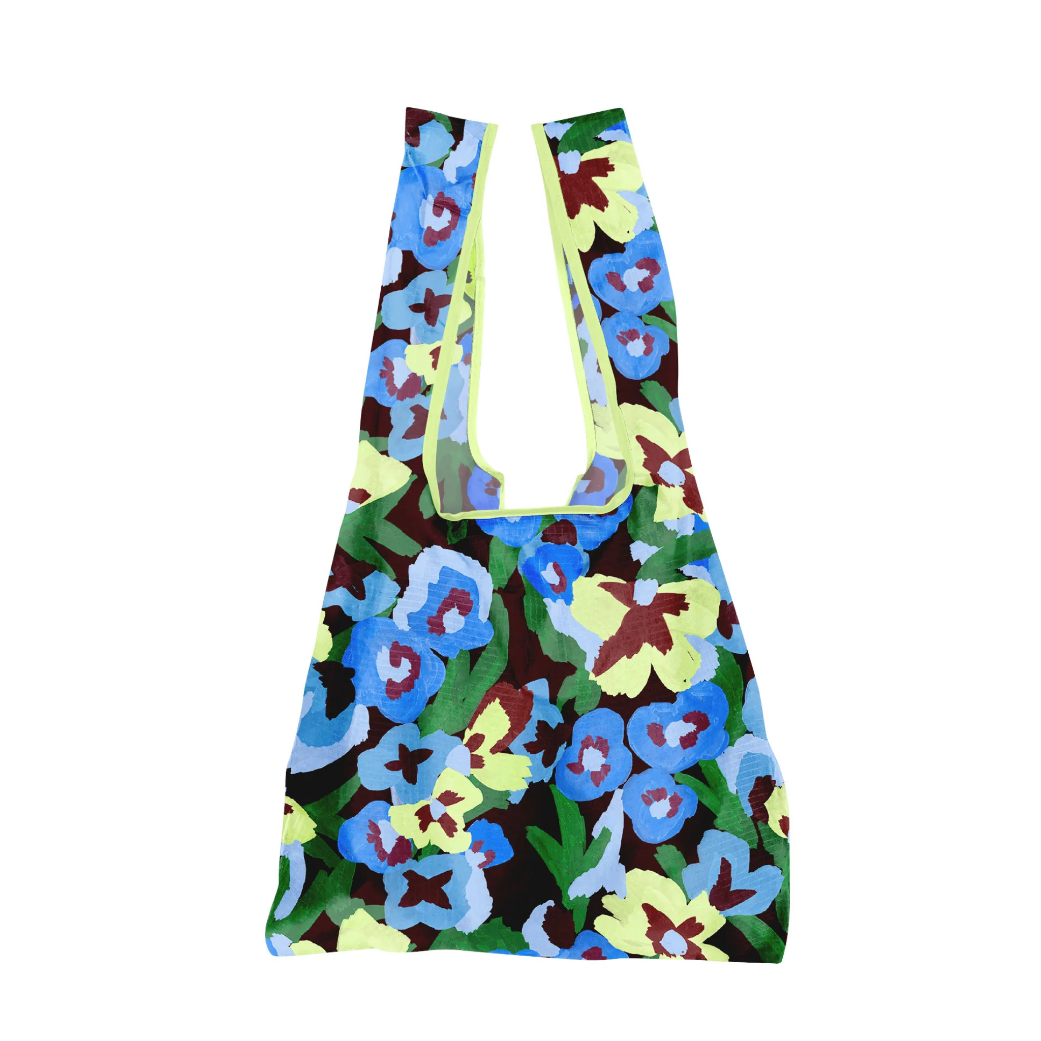 Pansy Patch Reusable Shopping Bag