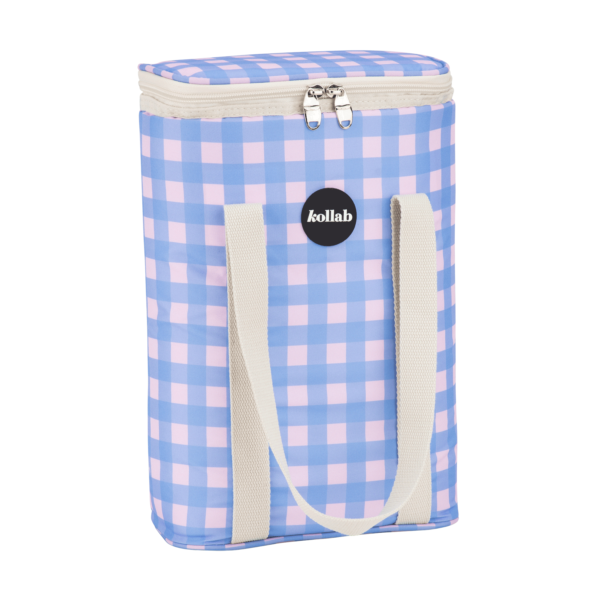 Wine Cooler Bag Skyberry Gingham