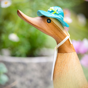 Floral Hat & Boots Duckling Teal 2.0