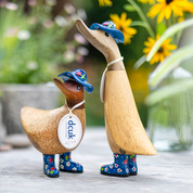 Floral Hat & Boots Ducky Blue 2.0