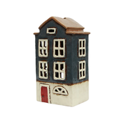 Alsace Tea Light House Nordic Navy