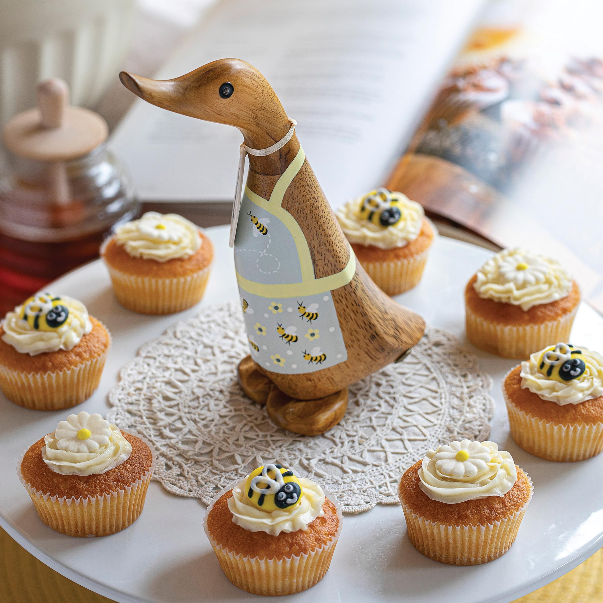 Buzzy Apron Duckling Grey