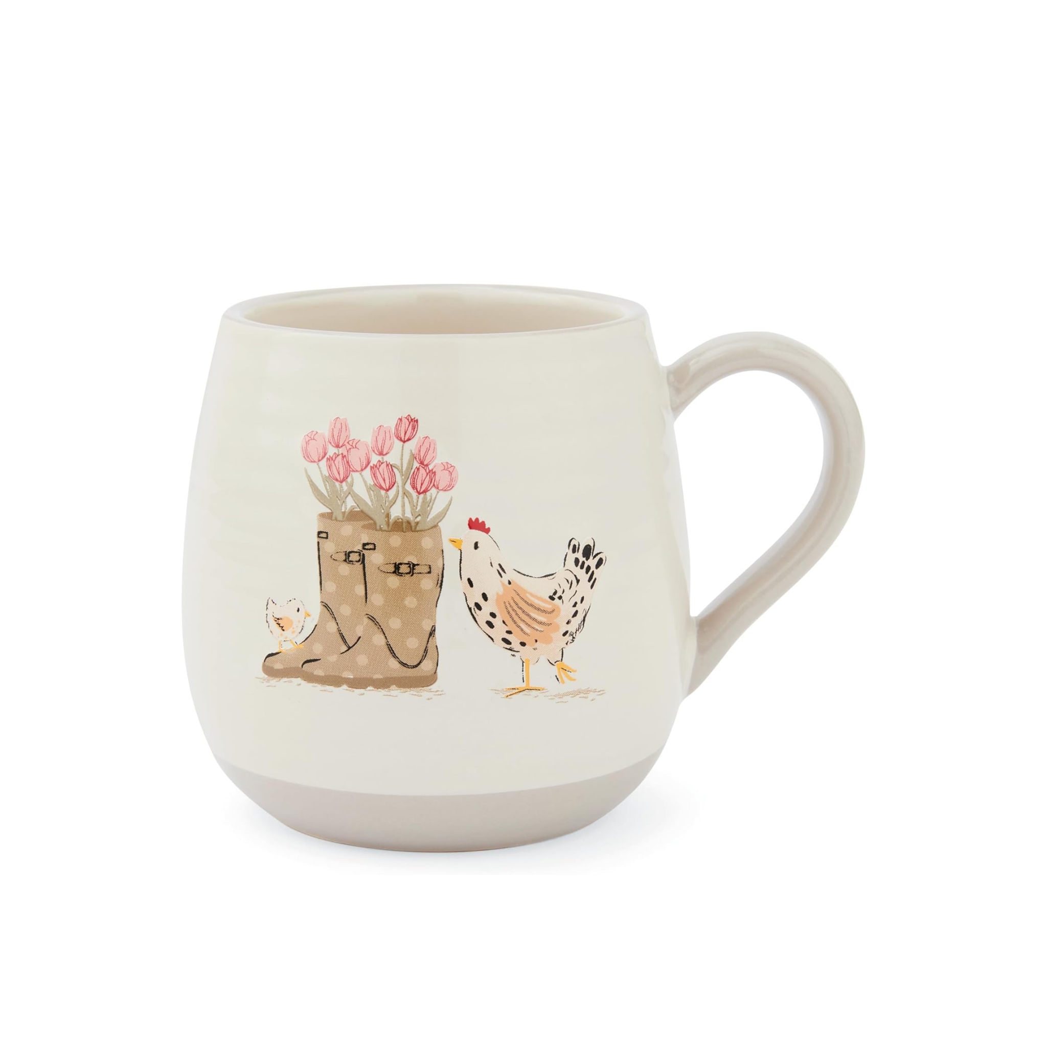 Wellies & Hens Belly Mug Hen House Lane