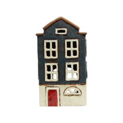 Alsace Tea Light House Nordic Navy