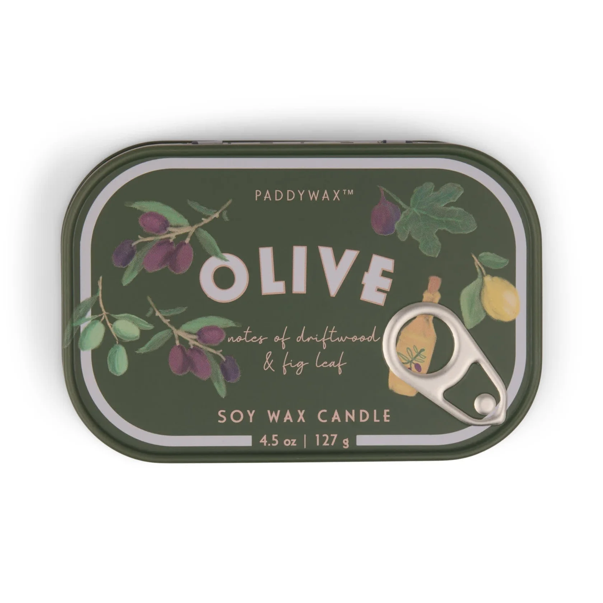 Bistro Tin Candle Olive 4.5oz