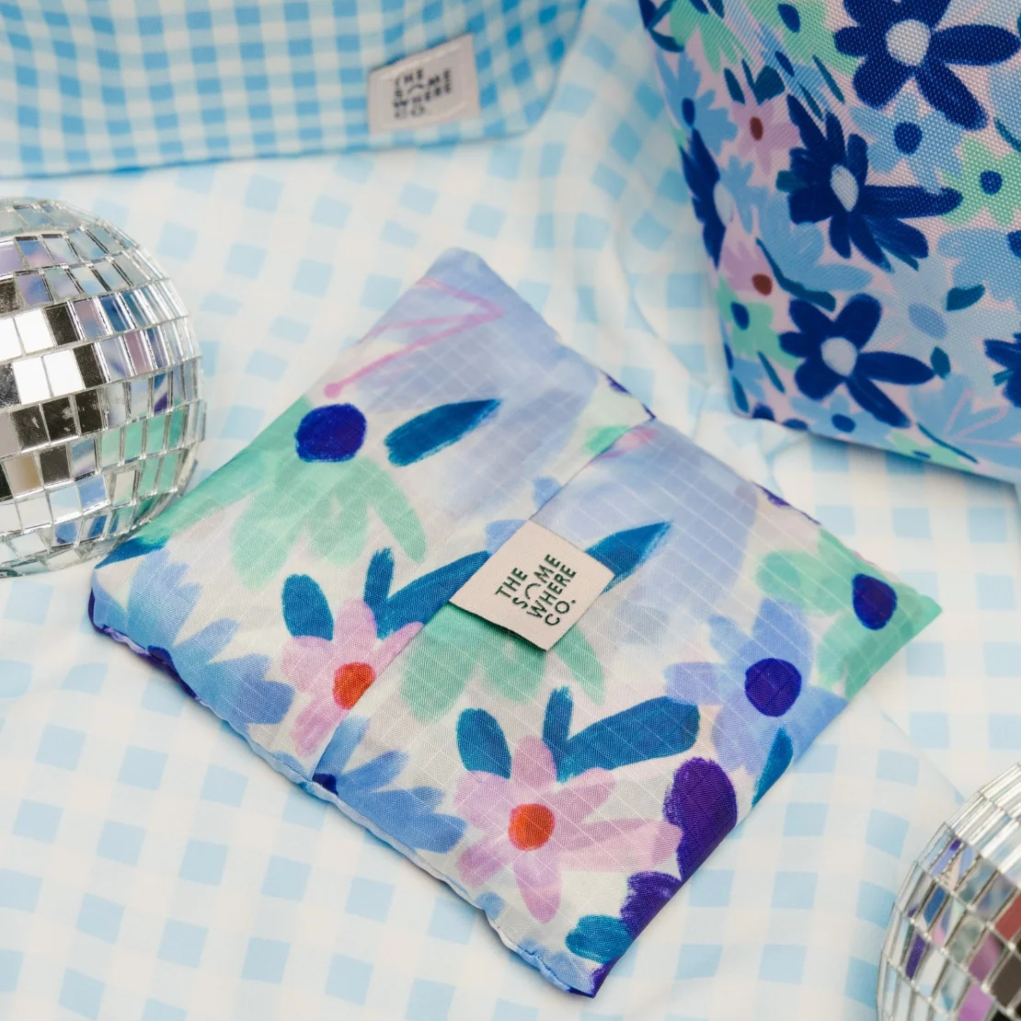 Blue Meadow Reusable Shopping Bag