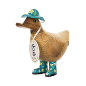 Floral Hat & Boots Ducky Teal 2.0