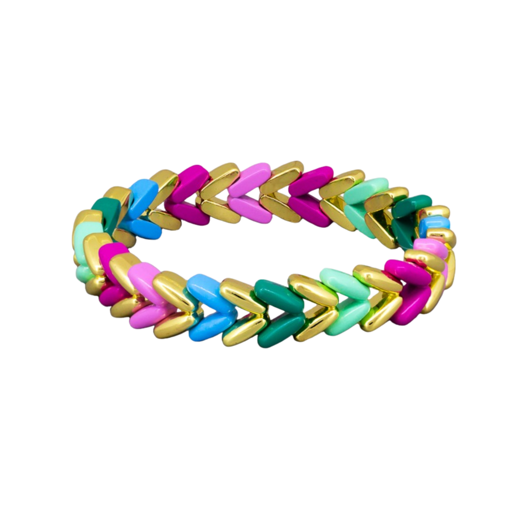 Pinks Arrow Tile Bracelet