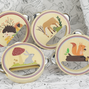 Calm & Breezy Woodland Wooden Tambourine Deer