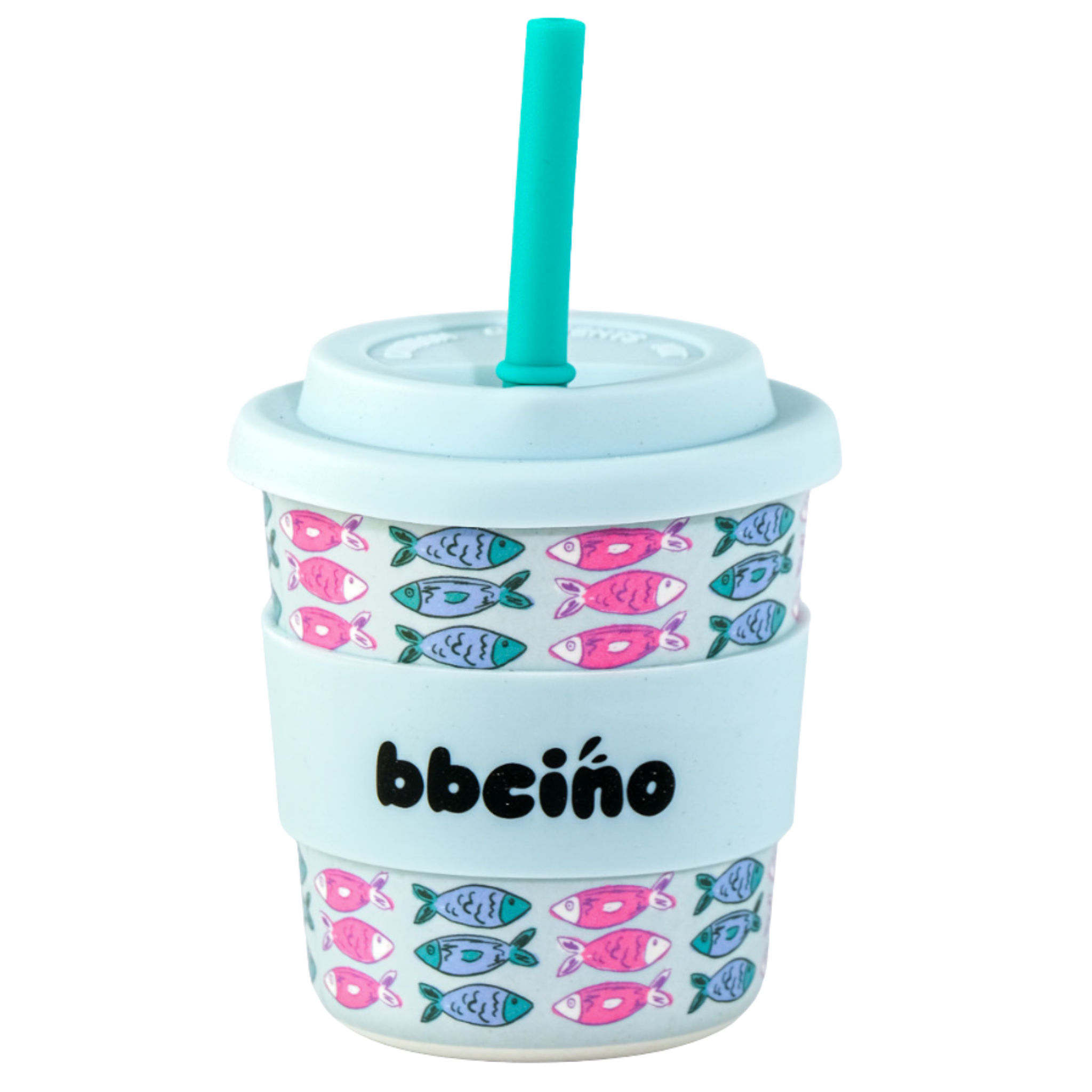 Reusable BambinoCino Bamboo Cup Catch Of The Day (240ml)