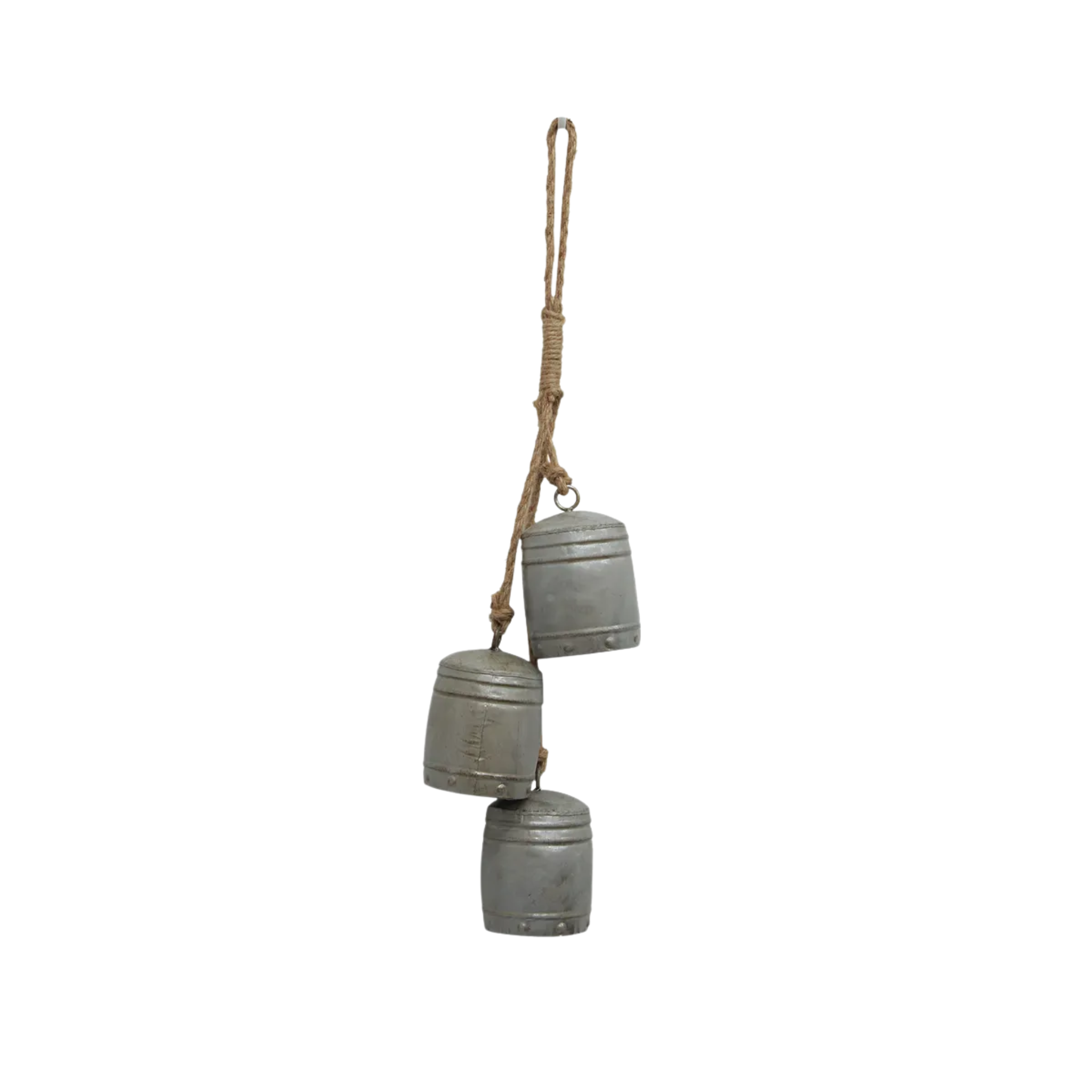Cow Bell On Rope Bunch Of 3