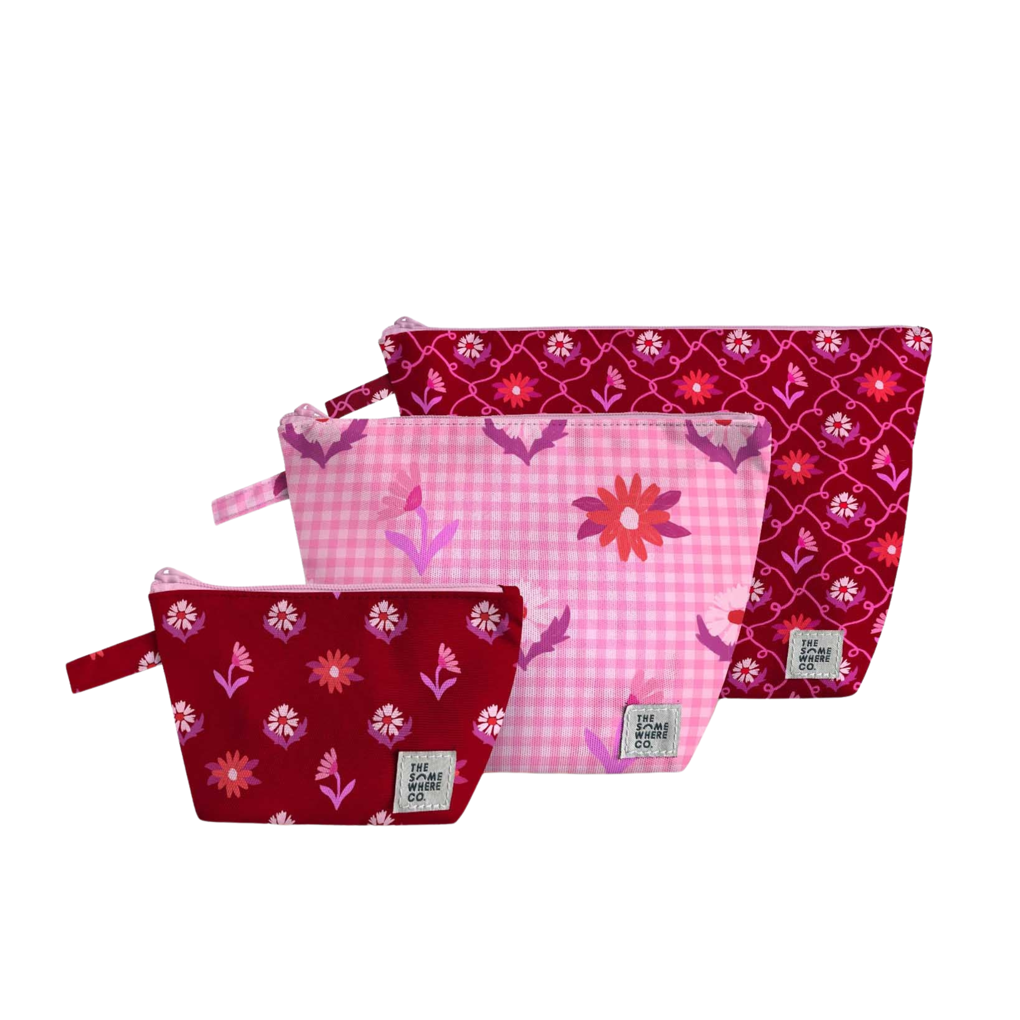 Rosewood Handy Pouch Trio
