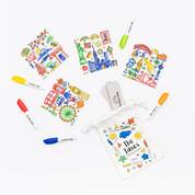 The Tinies Reusable Colouring Coasters