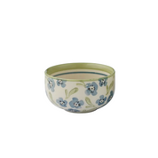 Olga Ceramic Bowl Blue & Olive Floral
