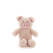 Mini Poppy The Pig Rattle Pink