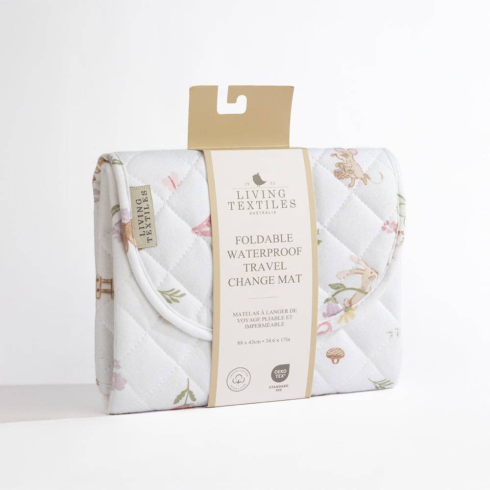 Foldable Waterproof Travel Change Mat Whimsical Wonderland