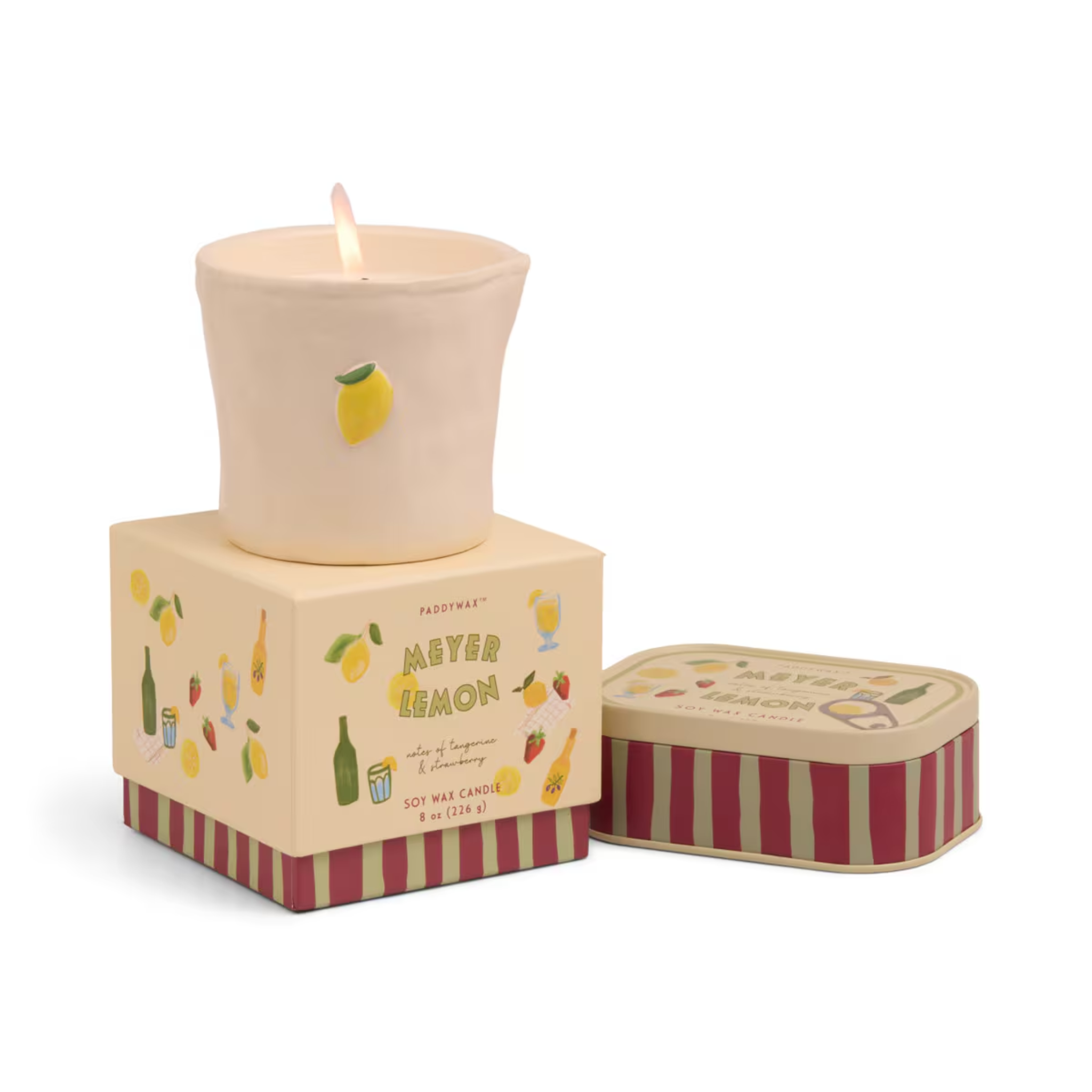 Bistro Candle Meyer Lemon 8oz