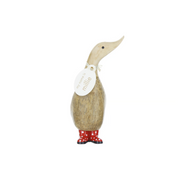 Spotty Boots Dinky Ducks Red