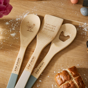 Set Of 3 Bamboo Utensils Hen House Lane