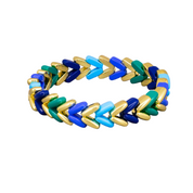 Blues Arrow Tile Bracelet