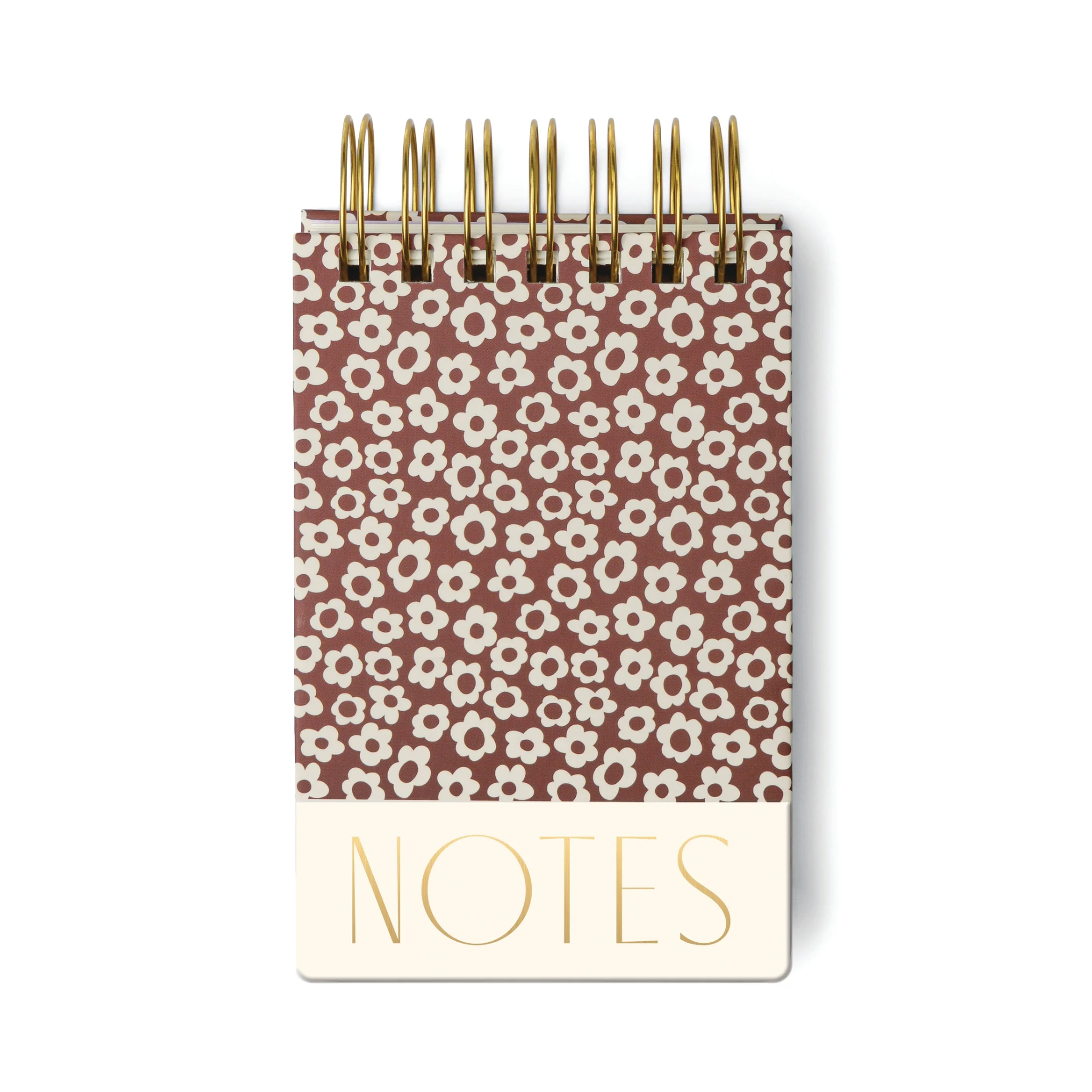 Chunky Notepad Burgundy Groovy Floral