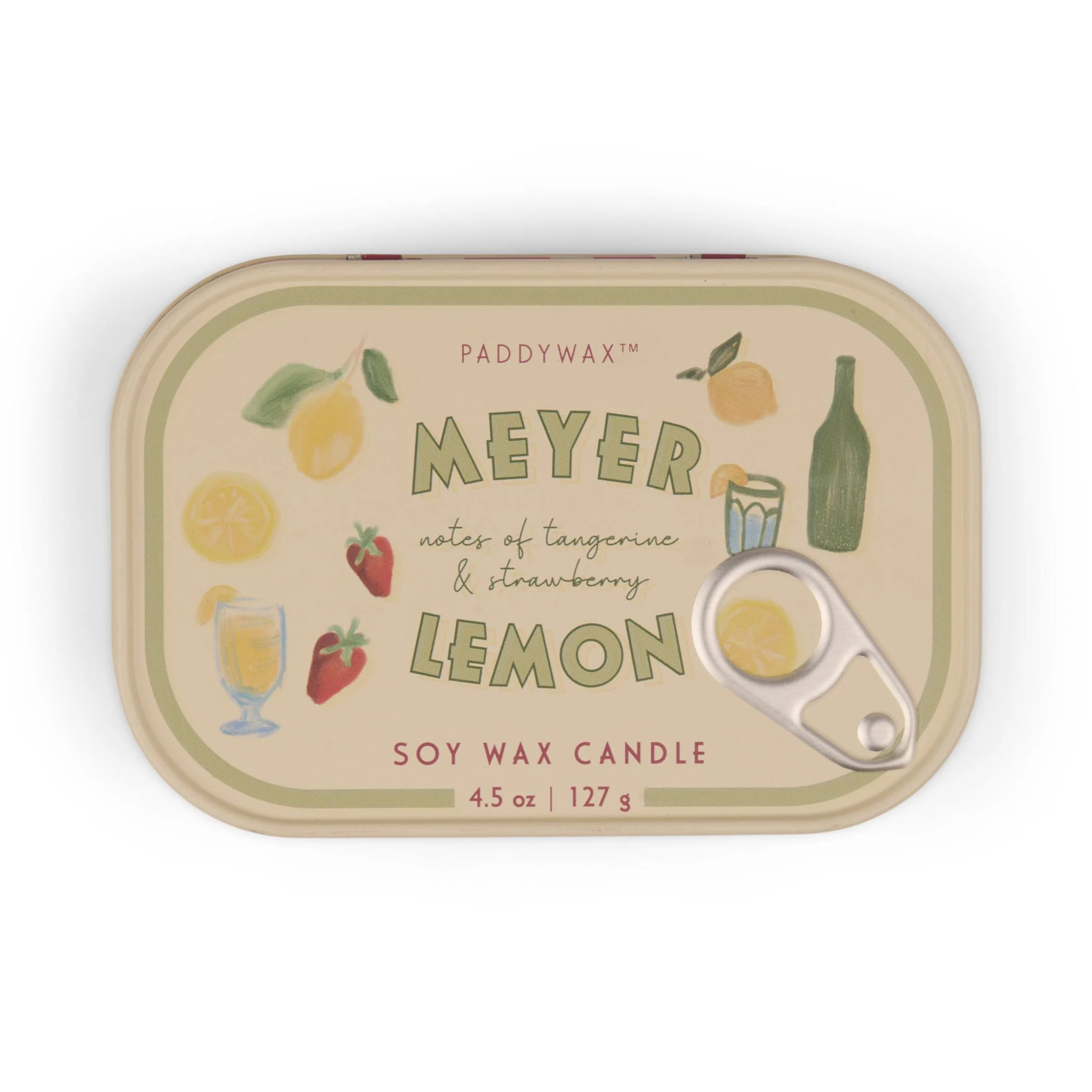 Bistro Tin Candle Meyer Lemon 4.5oz