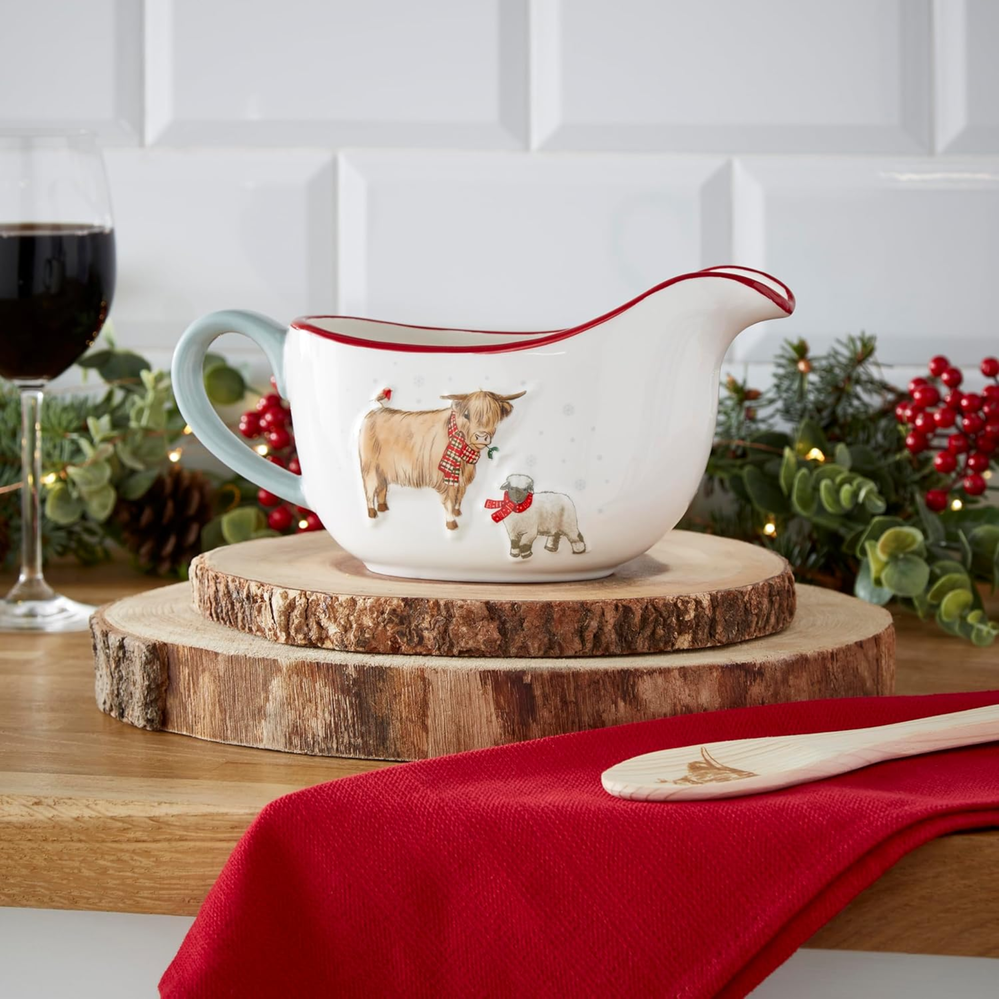 Gravy Boat Christmas On The Farm