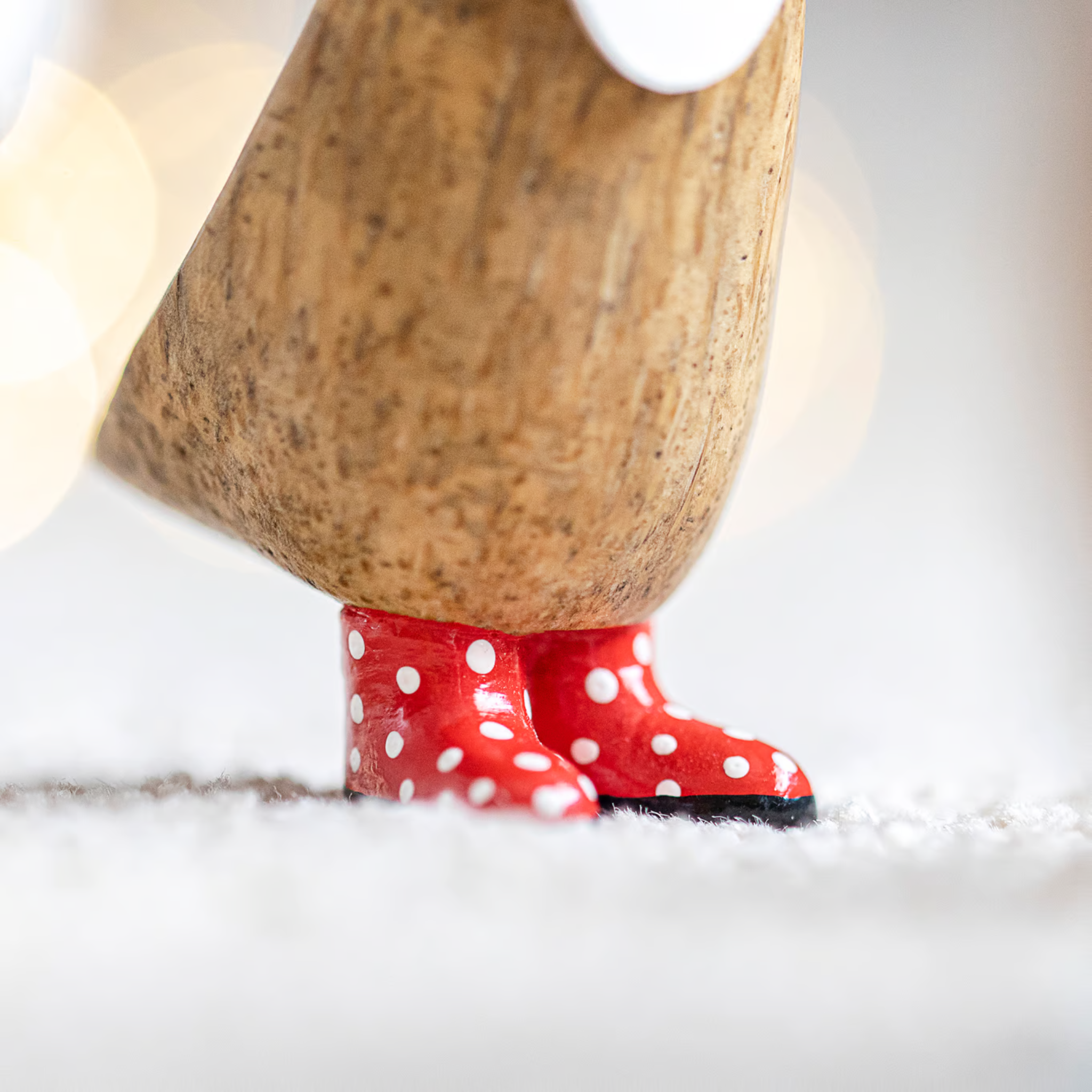 Spotty Boots Dinky Ducks Red