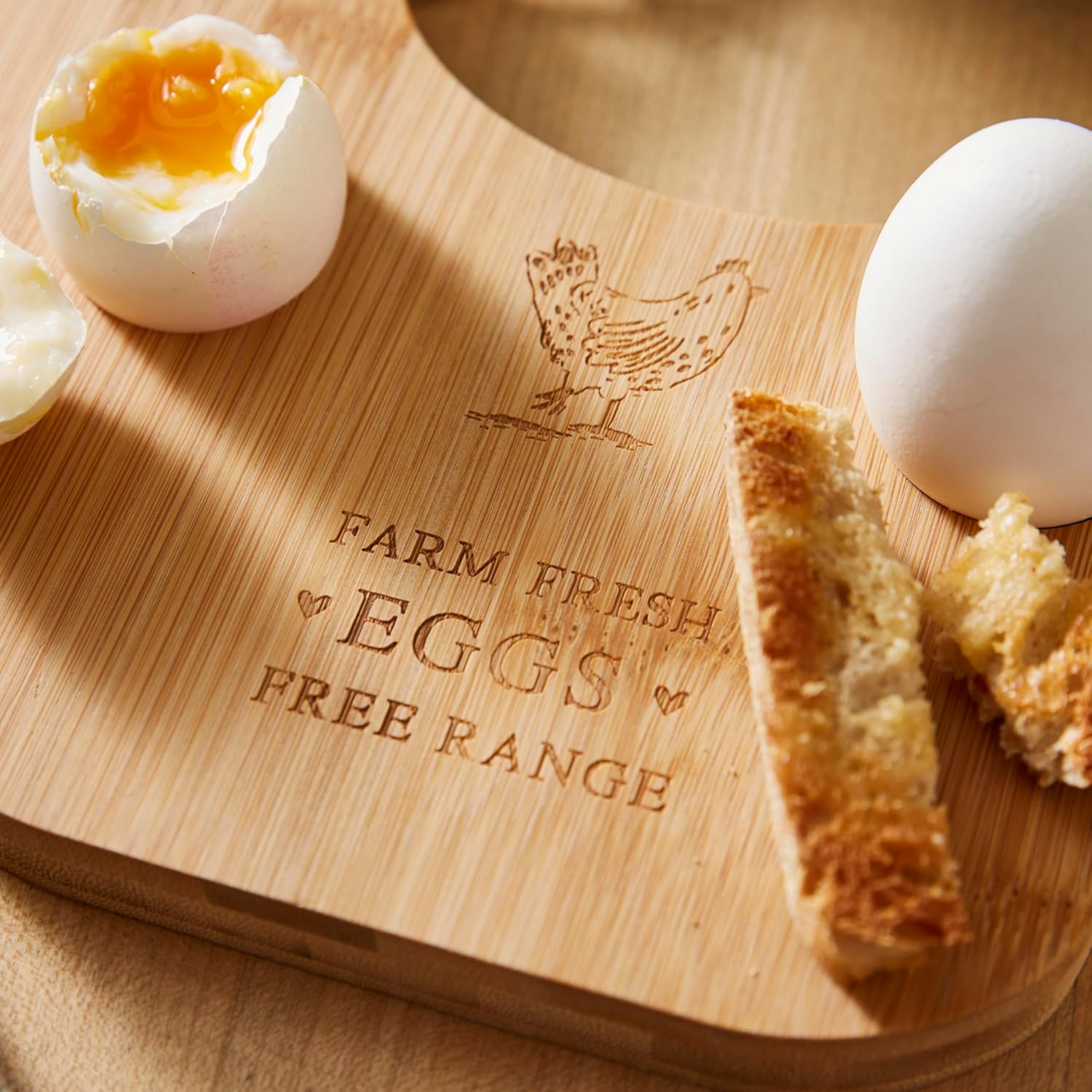 Bamboo Breakfast Board Hen House Lane