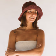 Peggie Bucket Hat Merlot