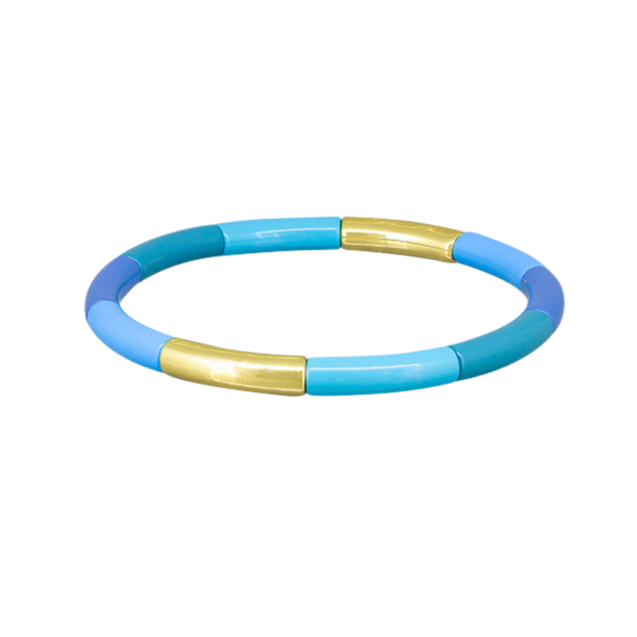 Blue Tone Bar Bracelet