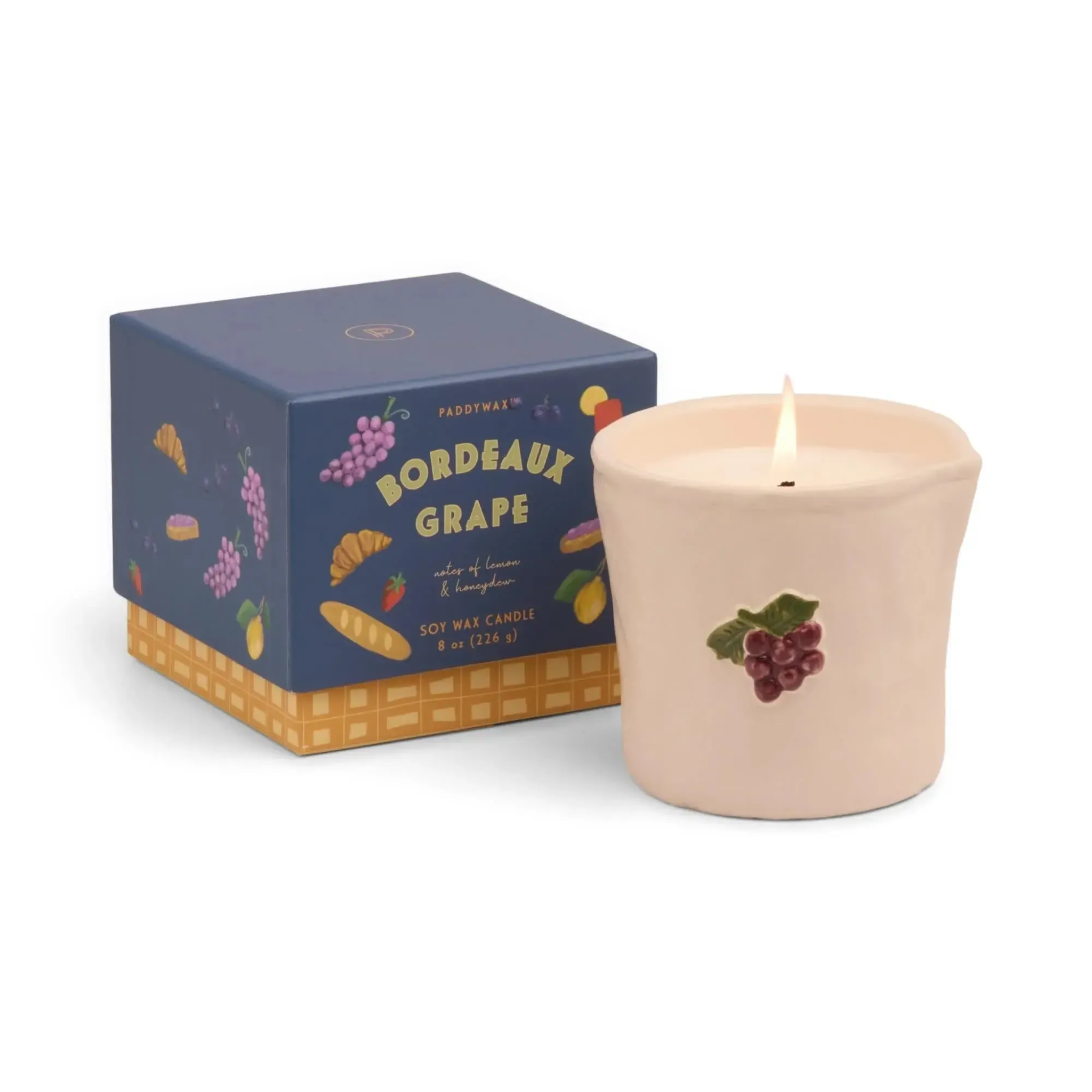 Bistro Candle Bordeaux Grape 8oz