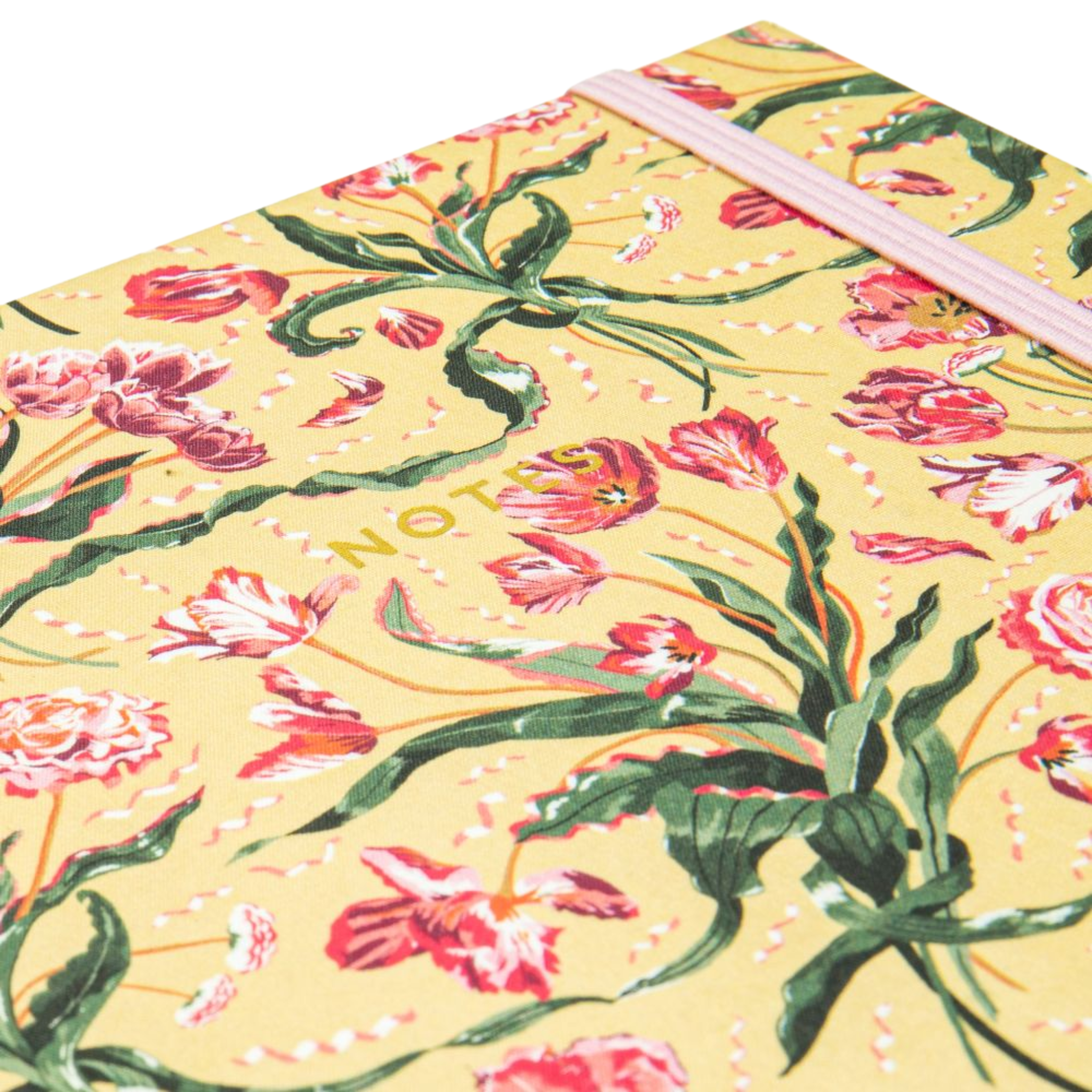 A5 Hard Cloth Cover Notebook Floral Fancy
