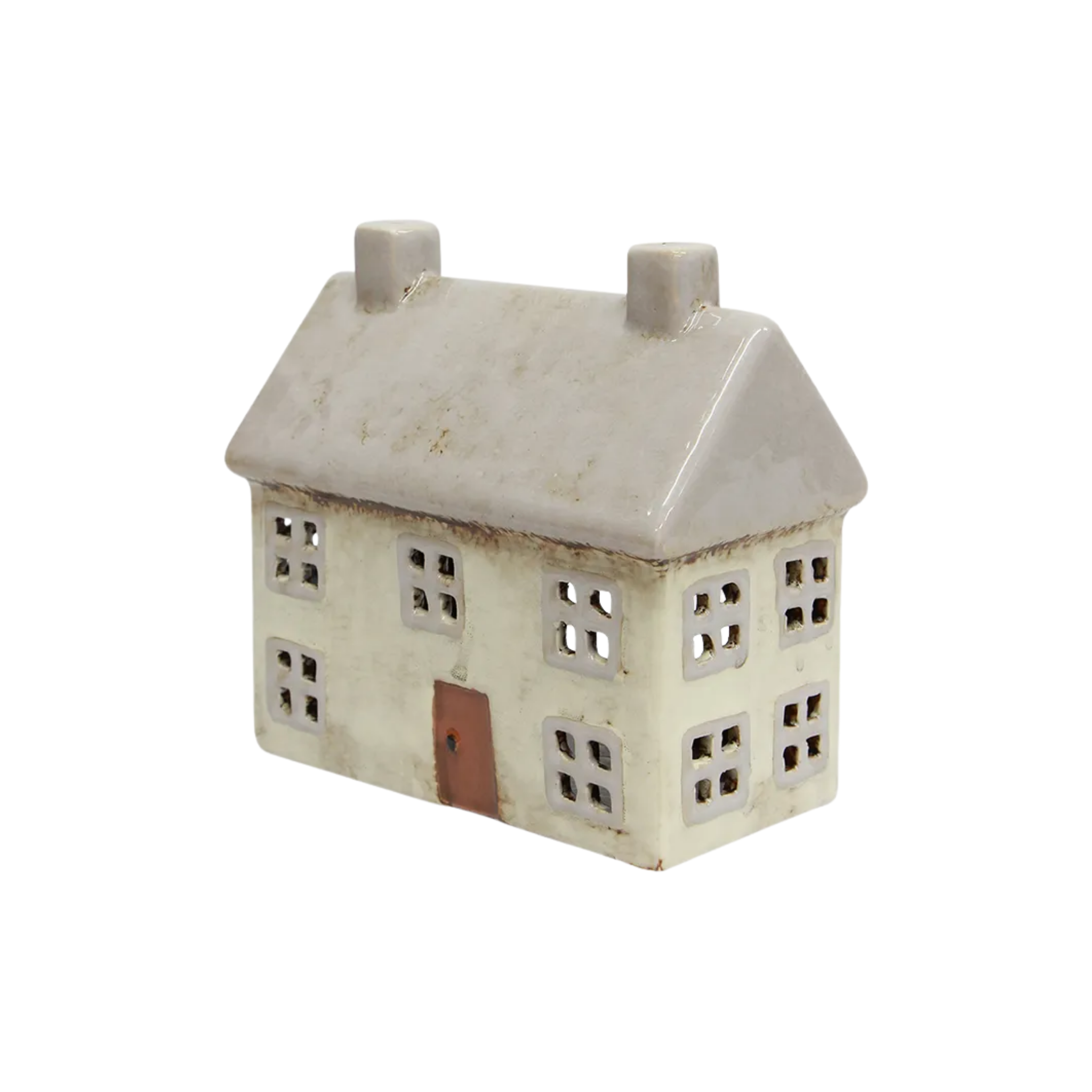 Alsace Tea Light Cottage Light Grey