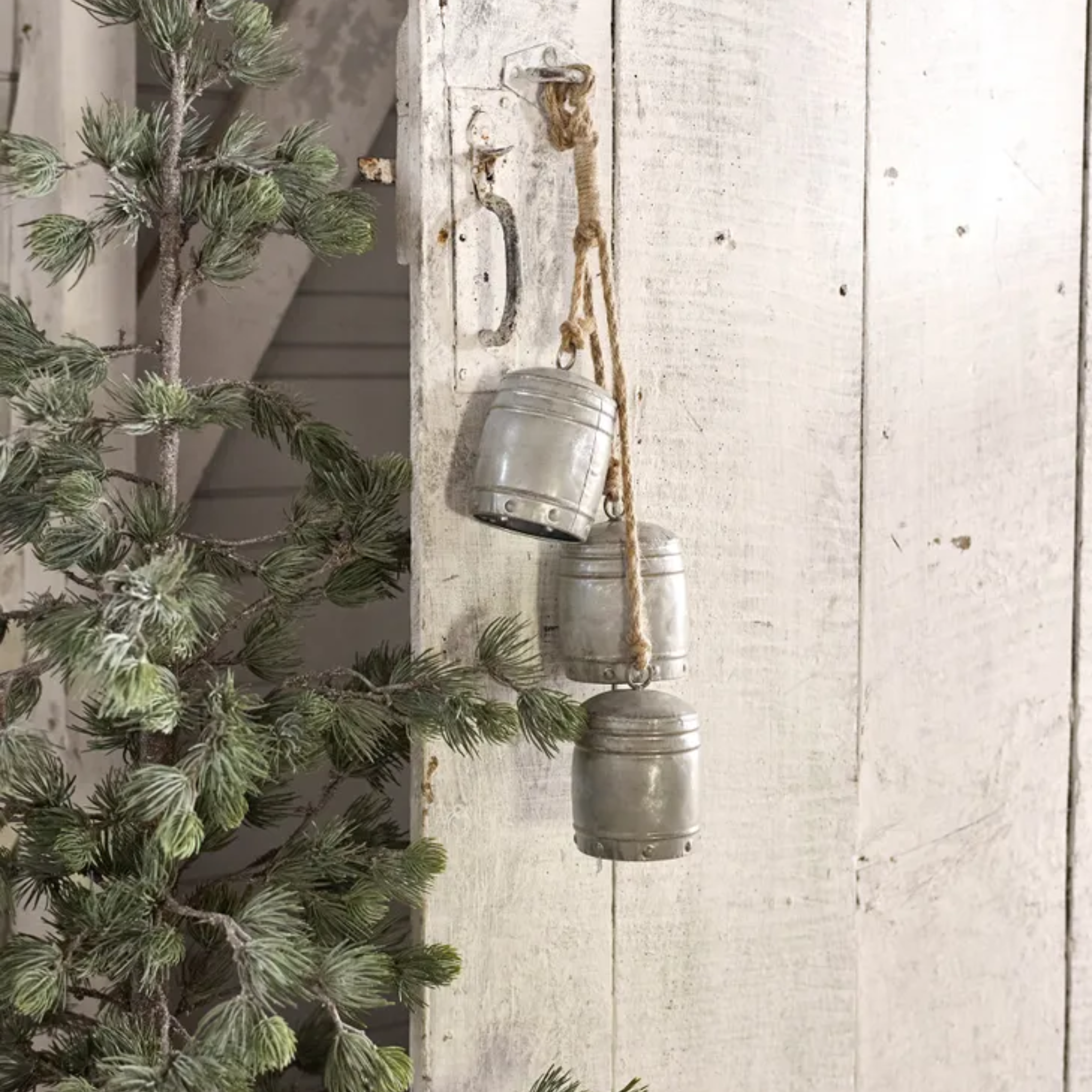 Cow Bell On Rope Bunch Of 3