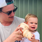 Reusable BiggieCino Bamboo Cup Oasis (350ml)