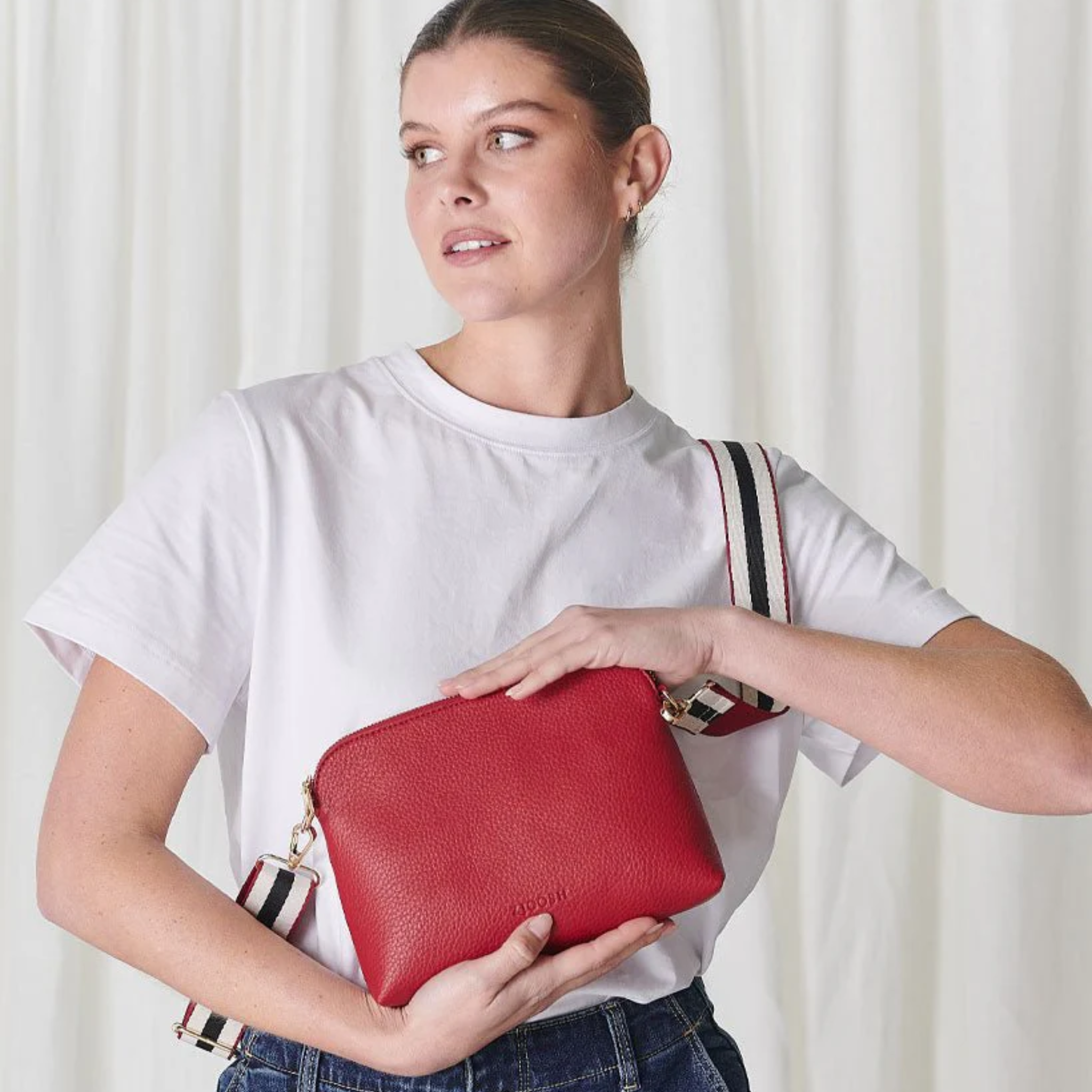 Hudson Cross Body Bag Red