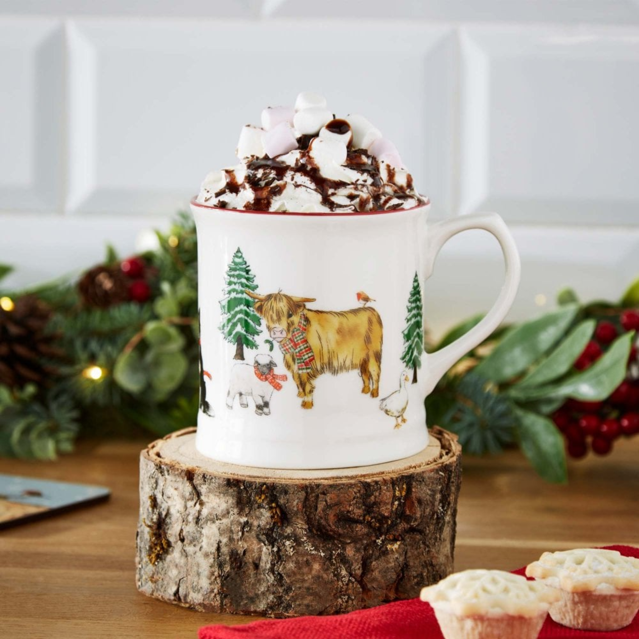 Tankard Mug Christmas On The Farm