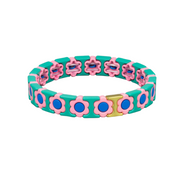 Ocean Daisy Tile Bracelet